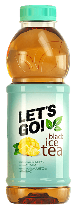 Чёрный чай с манго и ананасом